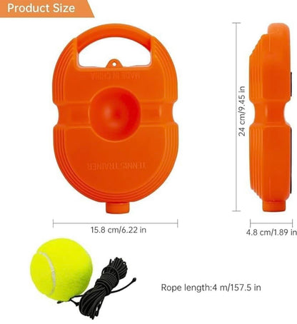 Camin Cricket Trainer Rebound Ball with String, Cricket Trainer Ball with Rope, Fill Sand or Water, Multicolor