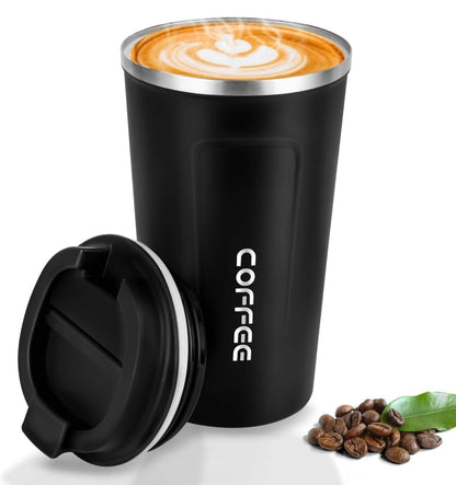 CAMIN Coffee Mug| Vacuum Insulated with Temperature Display Coffee Mug| Vacuum Insulated Hot & Cold Double Wall Thermosteel Travel Mug