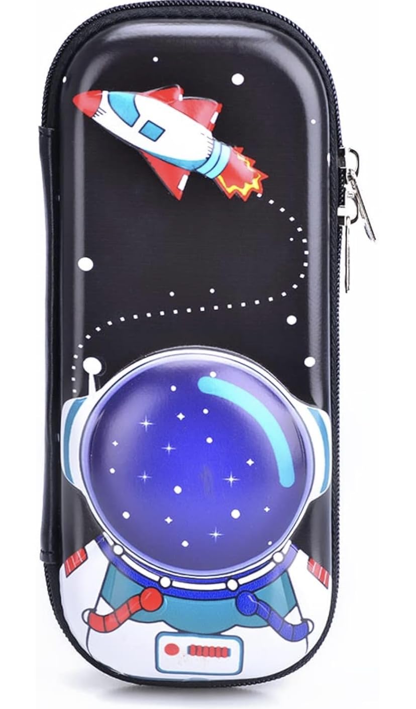 CAMIN Space Themed Pencil Case for Kids, Return Gift (Space, Rocket1)