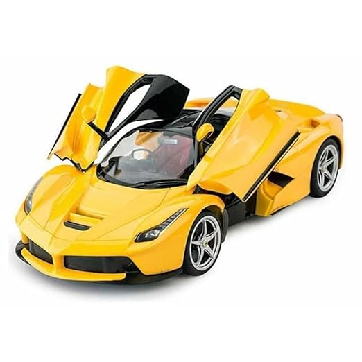 Camin Rechargeable Remote Control Sports Car with Openable Doors, LED Lights, High Speed, Multicolor, for Kids 3-10 Years Old RC Car for Kids Sports Car Openabale Door