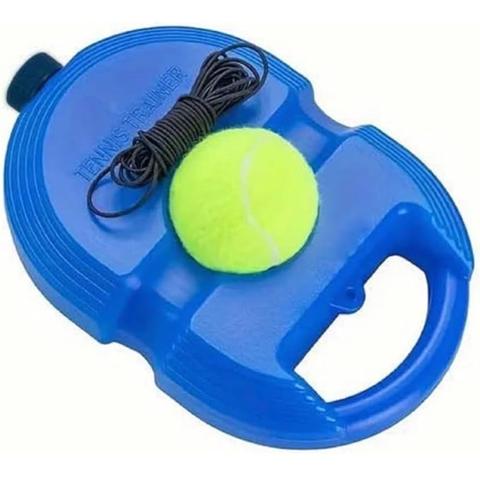 Camin Cricket Trainer Rebound Ball with String, Cricket Trainer Ball with Rope, Fill Sand or Water, Multicolor