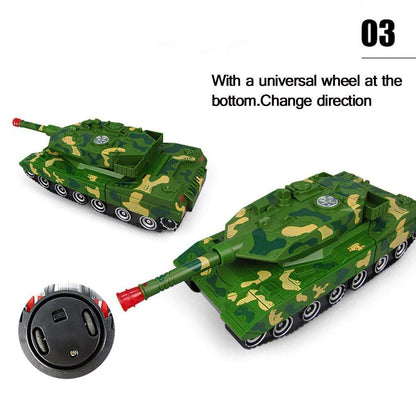 Camin Deformation Combat Electronic Robot Car Tank Deformation Robot Toy with Light, Music and Bump Function Tank Robot Toys