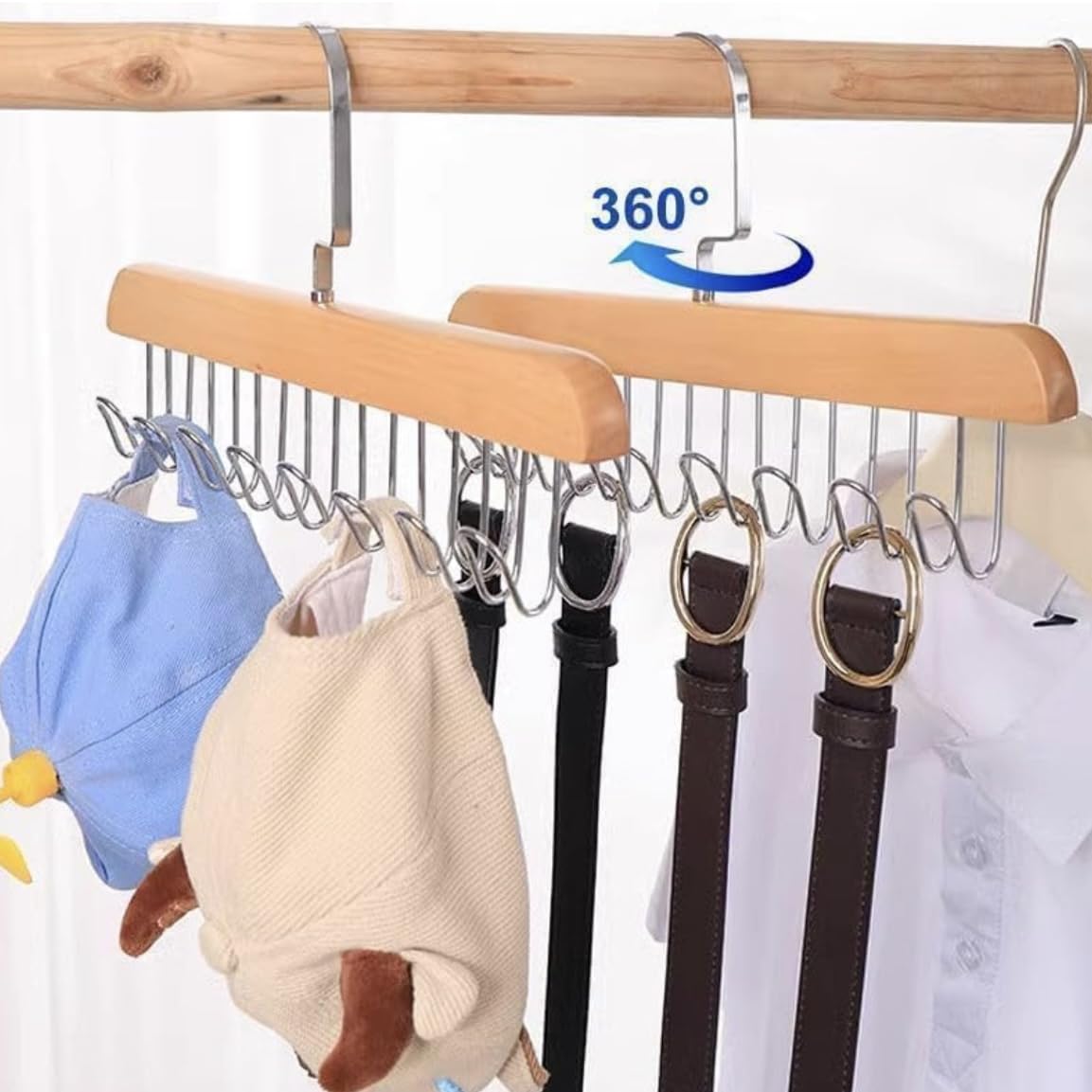 CAMIN Space Saving Bra and Tie Hanger Organizer, Compact Closet Storage Design, Durable Material (2)