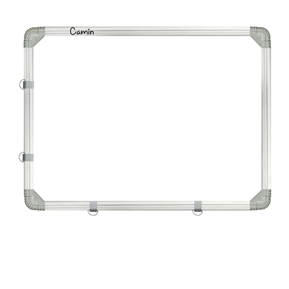 Whiteboard Non Magnetic 2x3 Feet Double Sided White Board and Chalk Board Both Side Writing Boards, one Side White Marker and Reverse Side Chalk Board Surface (2x3 feet)