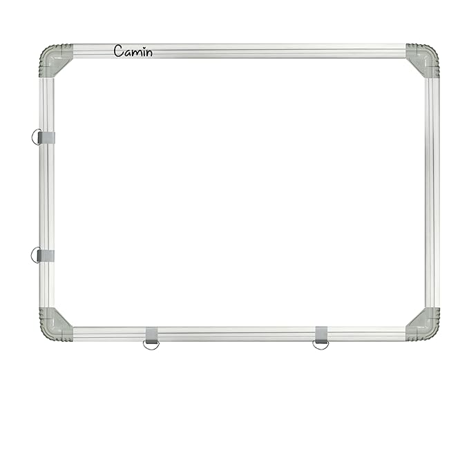 Whiteboard Non Magnetic 2x3 Feet Double Sided White Board and Chalk Board Both Side Writing Boards, one Side White Marker and Reverse Side Chalk Board Surface (2x3 feet)