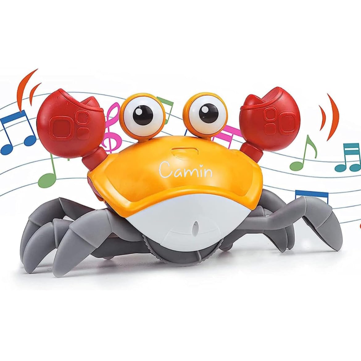 Camin Crawling Crab Toy Baby Musical Kids Toy with LED Lights & Rechargeable Battery | Interactive Early Learning and Entertainment Toys for Kids Toddlers & Infants