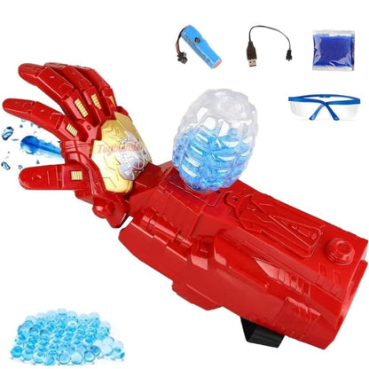 Camin Gel Blaster Hand Gun, Electric Mechanical Arm Gel Shooter with Water Beads & Goggles, Upgraded Gel Ball Blasters Backyard Gift for Adults Boys