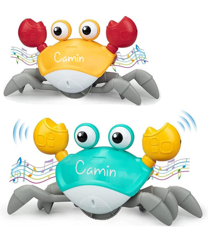 Camin Crawling Crab Toy Baby Musical Kids Toy with LED Lights & Rechargeable Battery | Interactive Early Learning and Entertainment Toys for Kids Toddlers & Infants