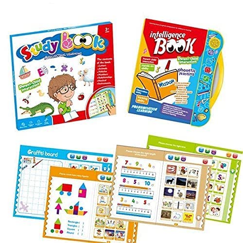 Intelligence Book E-Book Children Book -Musical English Educational Phonetic Learning Book in Study Book