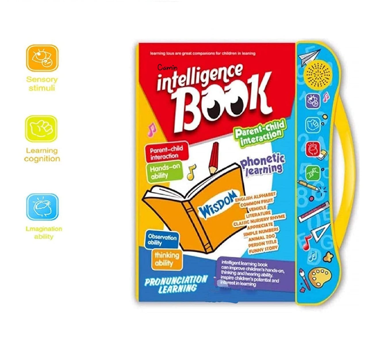 Intelligence Book E-Book Children Book -Musical English Educational Phonetic Learning Book in Study Book